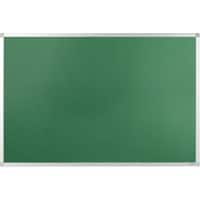 Viking Notice Board Wall Mounted Felt 120 (W) x 90 (H) cm Aluminium Green