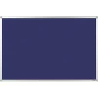 Viking Notice Board Wall Mounted Felt 60 (W) x 0.81 (D) x 45 (H) cm Aluminium Blue