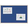 Viking Wall Mountable Notice Board 120 x 90 cm Blue