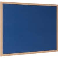 Viking Noticeboard Non Magnetic 90 (W) x 1.9 (D) x 60 (H) cm Wood Blue