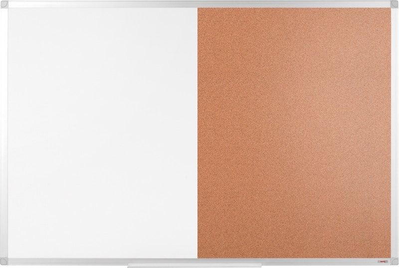 Viking Wall Mountable Combination Board 1200 x 900mm Brown & White