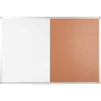Viking Wall Mountable Combination Board 1200 x 900mm Brown & White