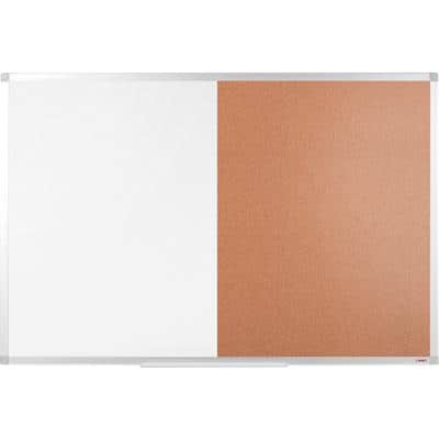 Viking Wall Mountable Combination Board 900 x 600mm Brown & White