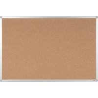Viking Cork Noticeboard Non Magnetic Wall Mounted 60 (W) x 0.81 (D) x 45 (H) cm Aluminium Brown