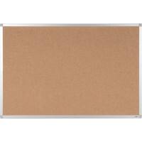 Viking Notice Board Wall Mounted Cork 60 (W) x 0.81 (D) x 45 (H) cm Aluminium Brown