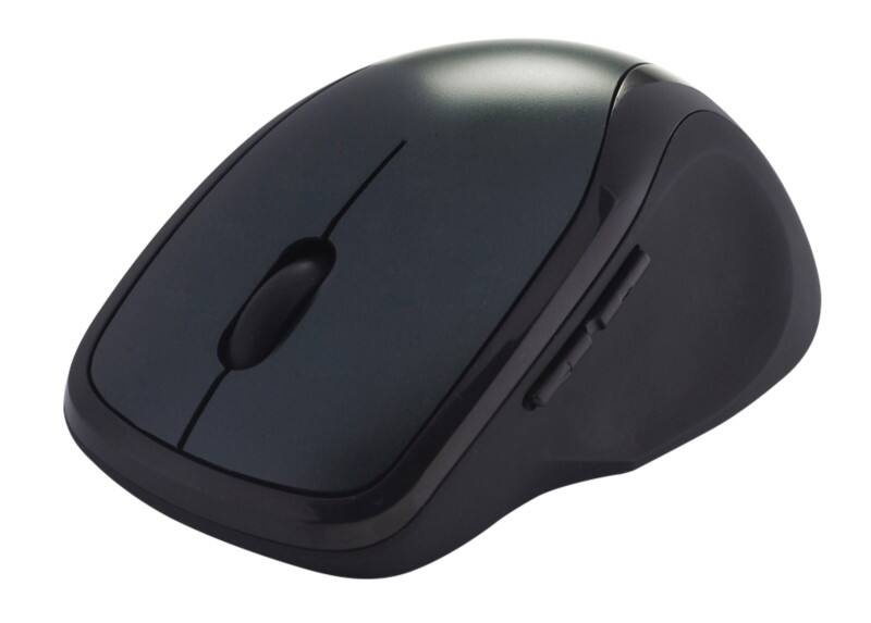 Viking Wireless Ergomonic Travel Mouse AT-2509 Optical USB-A Nano Receiver Black