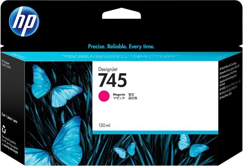 HP 745 Original Ink Cartridge F9J95A Magenta