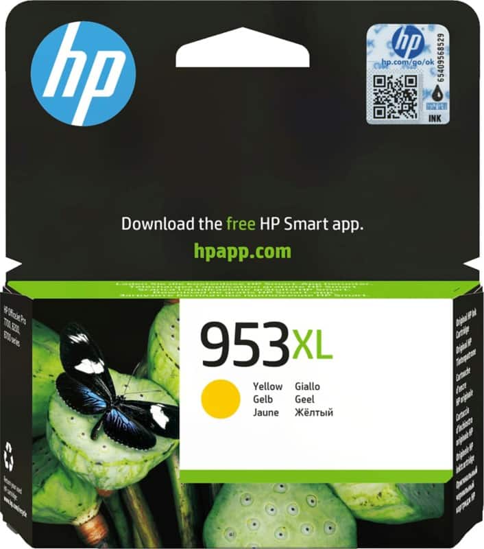 HP 953XL Original Ink Cartridge F6U18AE Yellow