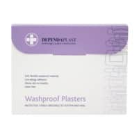 Plasters Washproof Dependaplast Assorted Box 100