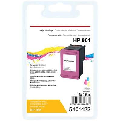 Office Depot Compatible HP 901 Ink Cartridge CC656A 3 Colours