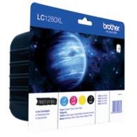 Brother LC-1280 XL Original Ink Cartridge Black, Cyan, Magenta, Yellow Multipack Pack of 4
