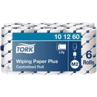 Tork Centrefeed Roll M2 2 Ply White 6 Rolls of 450 Sheets