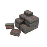 Show-me Mini Foam Whiteboard Erasers MFE35 Black Pack of 35