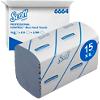 Scott Control Hand Towels M-fold Blue 1 Ply 6664 Pack of 15 of 212 Sheets
