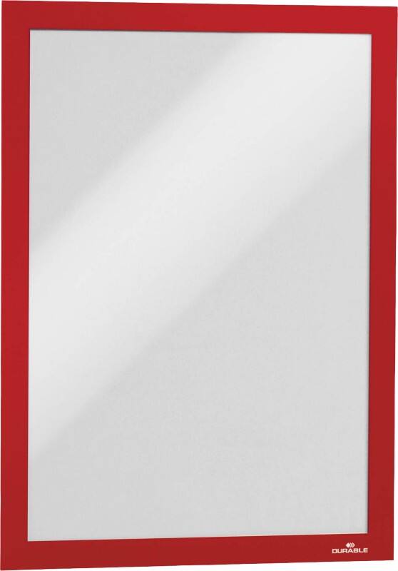 DURABLE DURAFRAME A4 Display Frame Adhesive Red Adhesive 4882-03  DURAFRAME Pack of 10