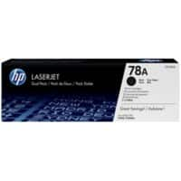 HP 78A Original Toner Cartridge CE278AD Black Pack of 2 Duopack