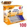 BIC Cristal Original Ballpoint Pen Blue Medium 0.4 mm Pack of 100