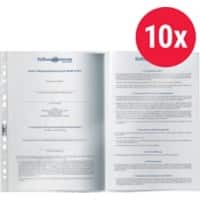 DURABLE Punched Pockets A3 Clear Transparent 60 Microns PP (Polypropylene) Up 11 Holes Pack of 10