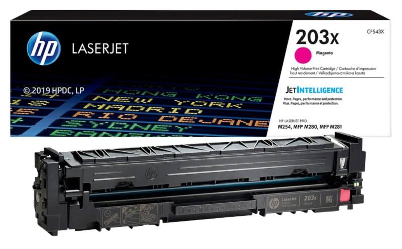 HP 203X Original Toner Cartridge CF543X Magenta