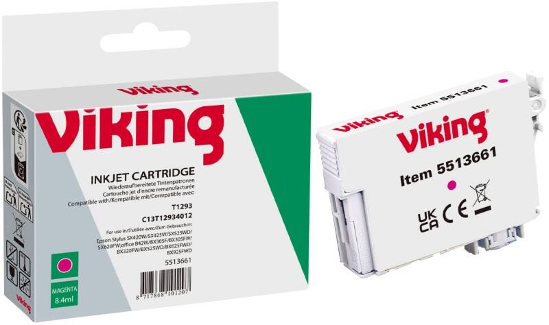 Viking T1293 Compatible Epson Ink Cartridge C13T12934012 Magenta
