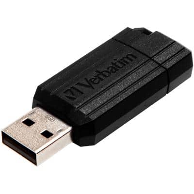 Verbatim PinStripe USB 2.0 Drive 8GB Black