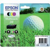 EPSON Ink Cartridge C13T34664010 Black, Cyan, Magenta, Yellow 34