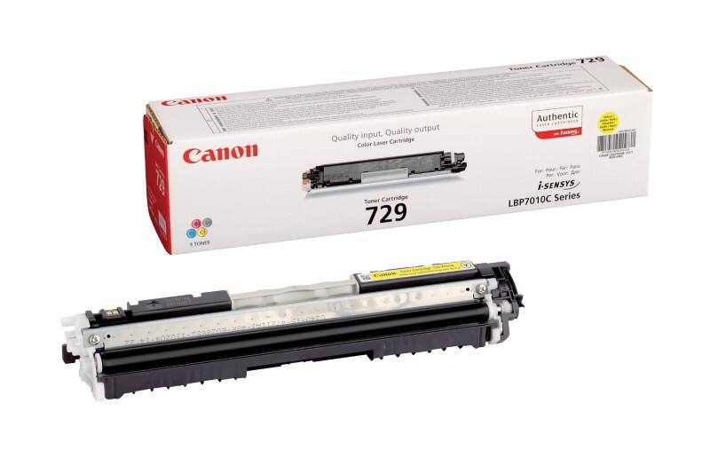 Canon 729Y Original Toner Cartridge Yellow