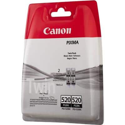 Canon PGI-520BK Original Ink Cartridge Black Pack of 2 Duopack