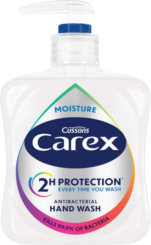 Carex Hand Soap Antibacterial Liquid White OD95085 250 ml