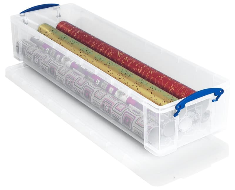Really Useful Box Storage Box 22 L Transparent 82 x 25.5 x 15.5 cm