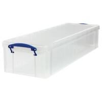 Really Useful Box Storage Box  22 Litre Transparent Plastic 255 x 155 x 800 cm