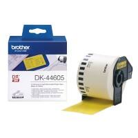 Brother DK44605 Labelling Tape Black on Yellow