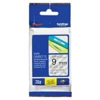 Brother P-Touch Labelling Tape Authentic TZe-121 Adhesive Black on Transparent 9 mm x 8 m