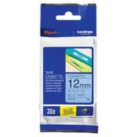 Brother TZe-531 Authentic Label Tape Self Adhesive Black Print on Blue 12 mm  x 8m