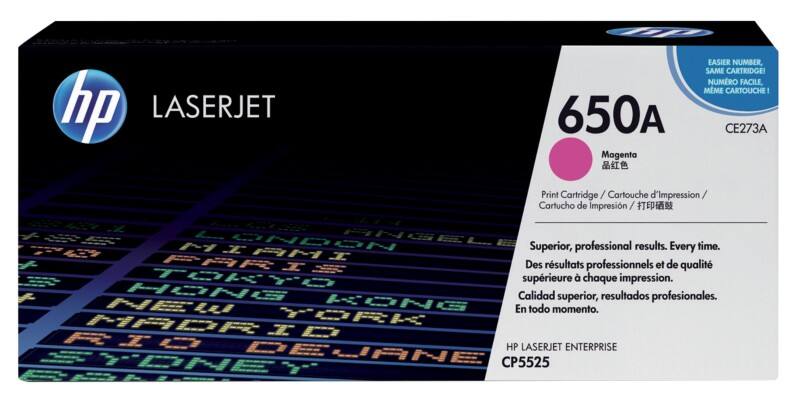 HP 650A Original Toner Cartridge CE273A Magenta