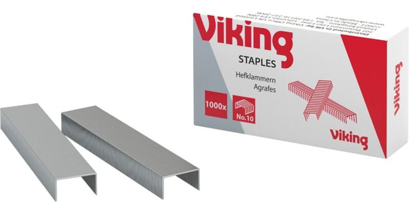 Viking Staples No. 10 5619456 Wire Silver Pack of 1000