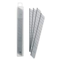 Office Depot Refill Blades 9mm Silver Pack of 10