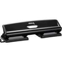 Viking 4 Holes Hole Punch Metal 20 Sheets Black
