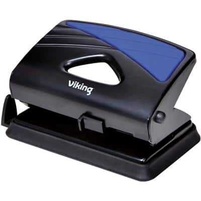 Viking 2 Hole Punch 91W0 Black, Blue 20 Sheets