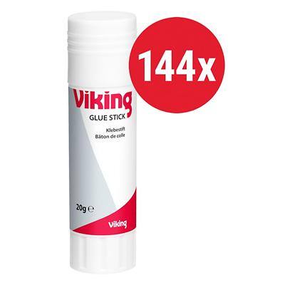Viking Glue Stick 20 g Transparent Pack of 144