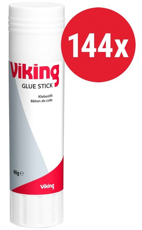 Viking Glue Stick 40 g Transparent Pack of 144
