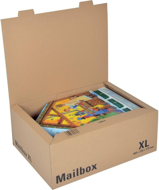 ColomPac Postal Boxes Mail-Box XL Brown 465 (W) x 349 (D) x 184 (H) mm Pack of 10