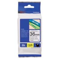 Brother TZe-261 Authentic Label Tape Self Adhesive Black Print on White 36 mm  x 8m