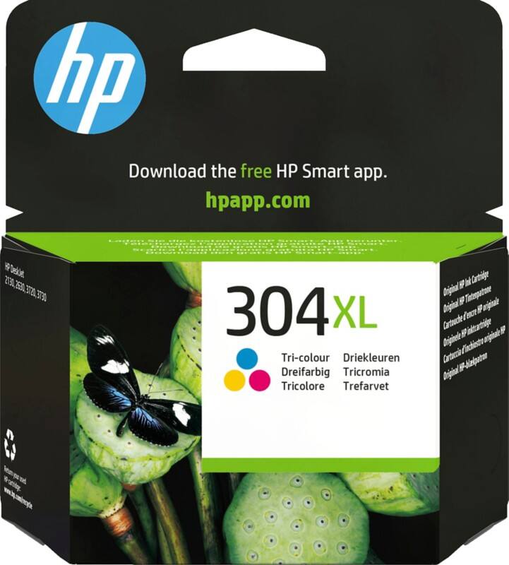HP 304XL Original Ink Cartridge N9K07AE Cyan, Magenta, Yellow