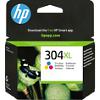 HP 304XL Original Ink Cartridge N9K07AE Cyan, Magenta, Yellow