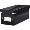 Leitz Click & Store WOW CD Storage Box Laminated Cardboard Black 143 x 352 x 136 mm
