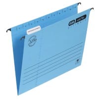 ELBA Vertical Suspension File Verticflex Ultimate Foolscap V Base 240 gsm Blue Paper Pack of 25