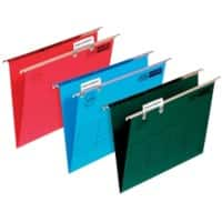 ELBA Vertical Suspension File Foolscap W Base 30 mm 240 gsm Green Cardboard Pack of 50