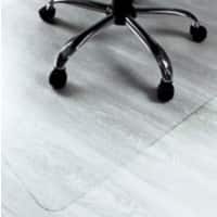 Realspace Chair Mat Polymer Rectangular Transparent 120 x 90 cm Hard Floor