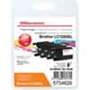 Office Depot Compatible Brother LC1280XL Ink Cartridge Black & 3 Colours Pack of 4
